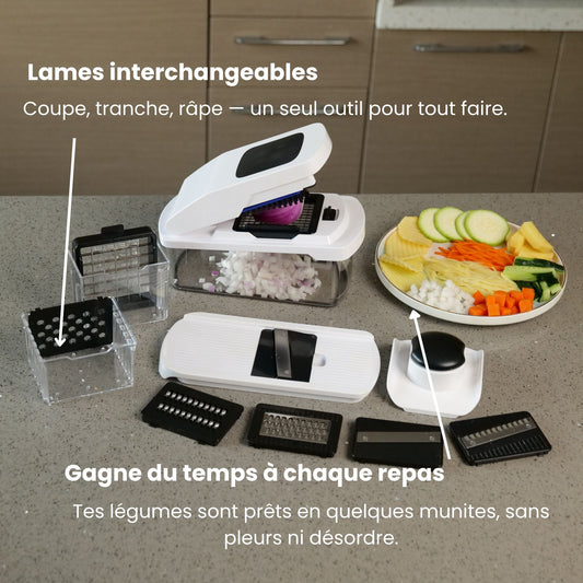 Coupe-Légumes Multifonction Nanassok Pro